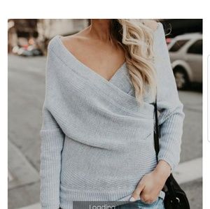 Vici wrap sweater